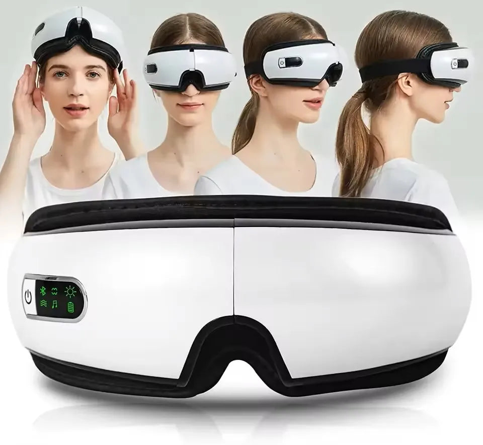 Smart Electric Eye Massager – Air Pressure, Heat, Vibration & Wireless Remote Control