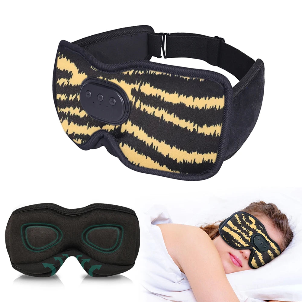 Premium 3D Bluetooth Sleep Eye Mask Headphone – Innovative Sound Sleep Technology