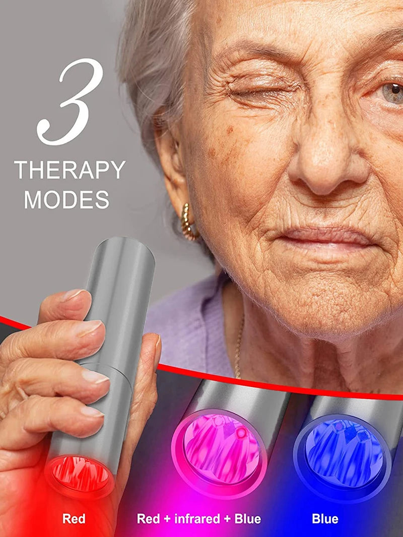 5-Wavelength Blue & Red Light Therapy Device – Acne, Skin Health & Body Relief