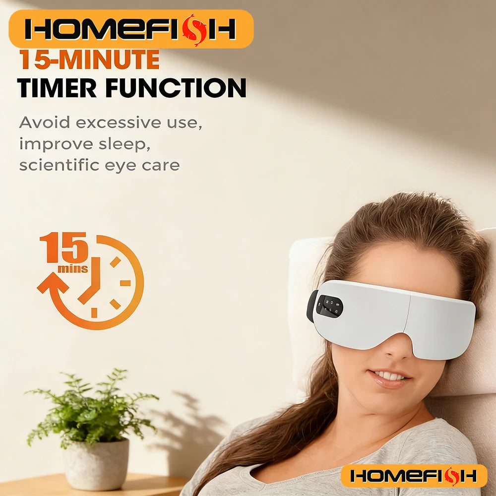 Intelligent Eye Care Device – Eye Massager & Sleep Mask for Eye Comfort & Better Rest