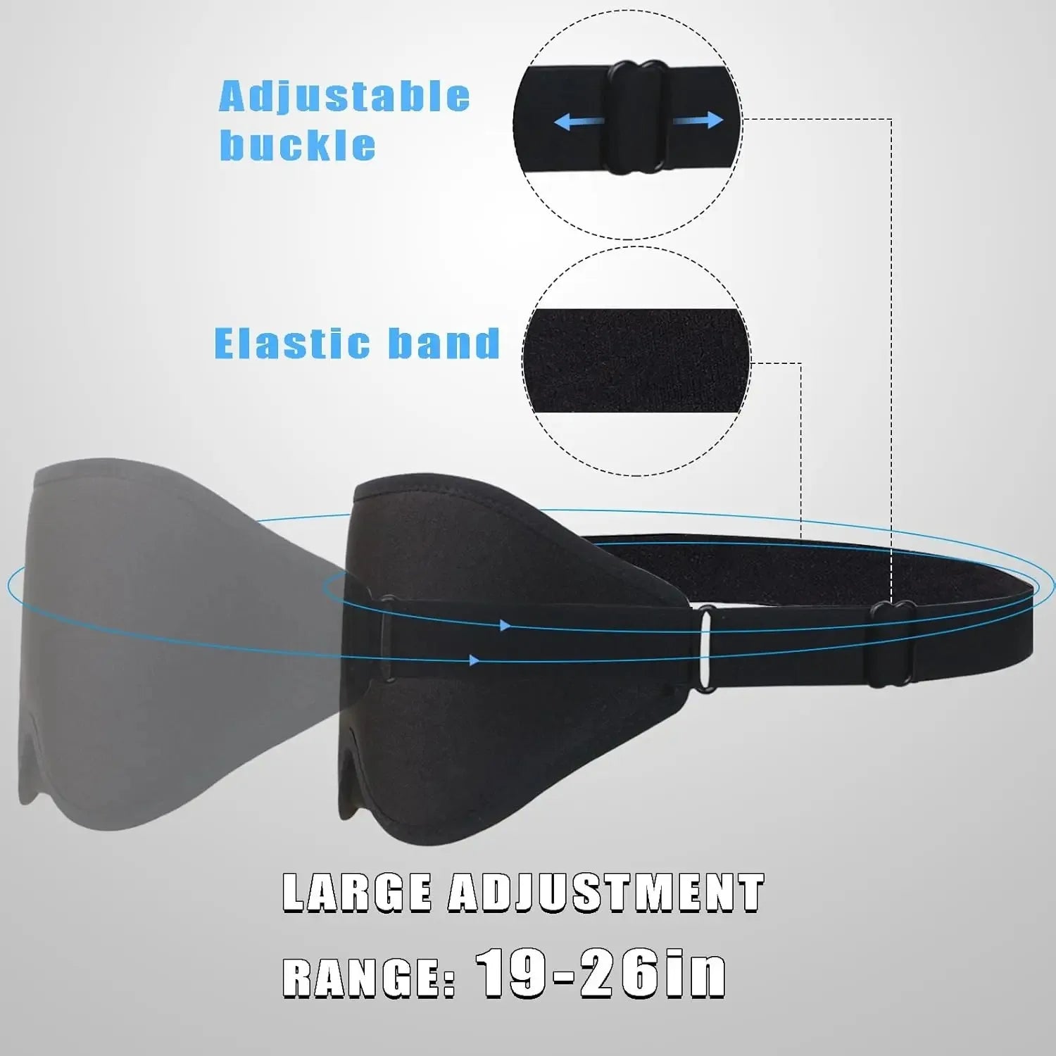 3D Sleep Eye Mask with Noise Cancelling Earplugs – Light Blocking for Insomnia Relief