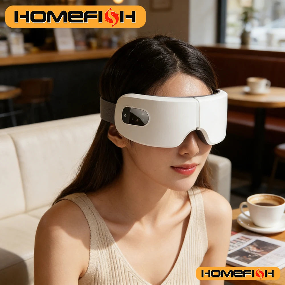 Intelligent Eye Care Device – Eye Massager & Sleep Mask for Eye Comfort & Better Rest