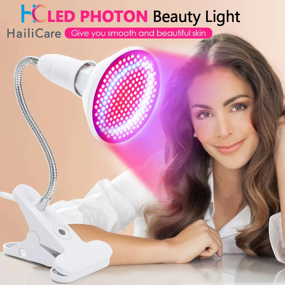 LED Red Light Photon Therapy Face Mask – Acne Treatment, Wrinkle Removal & Skin Rejuvenation