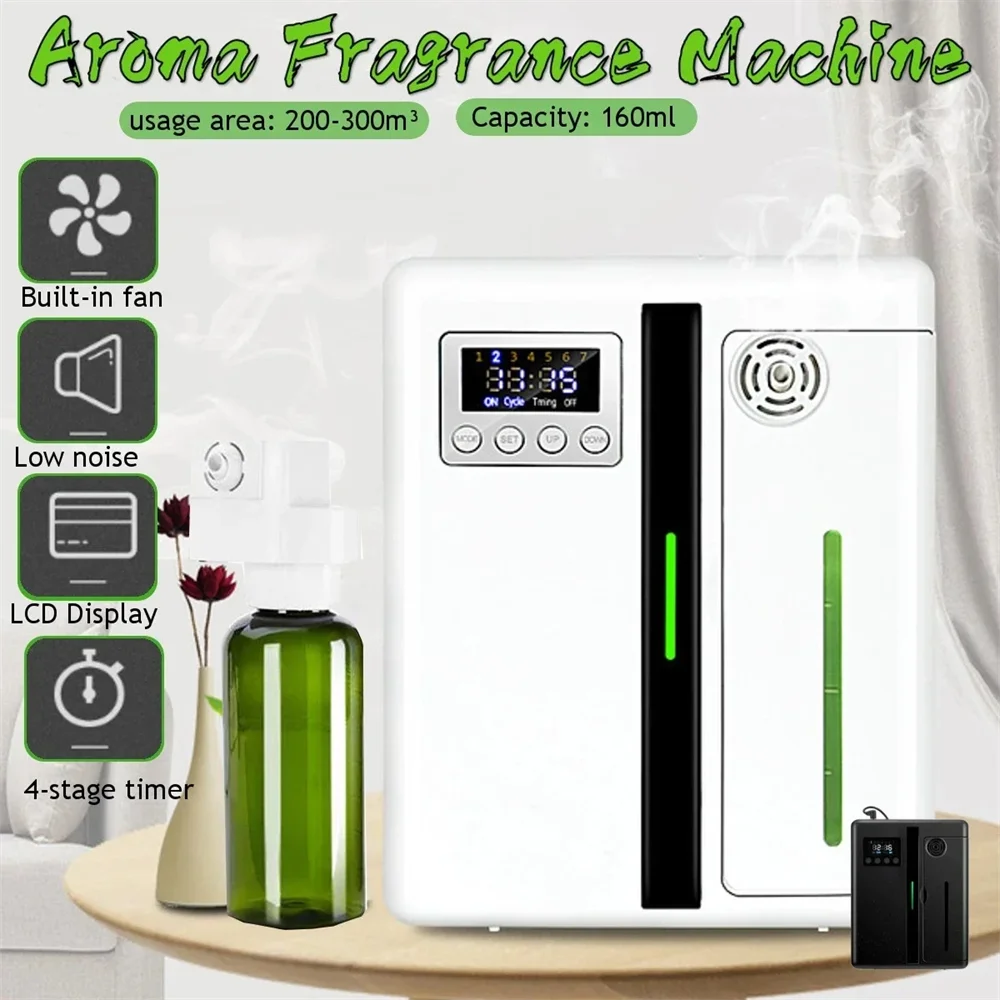 Bluetooth Fragrance Diffuser – 300m³ Coverage Electric Essential Oil Scent Diffuser for Home