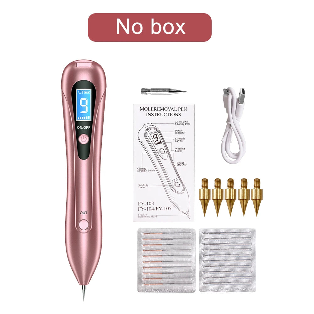 Plasma Pen Skin Tag & Wart Remover – LCD 9-Level Fibroblast Beauty Device