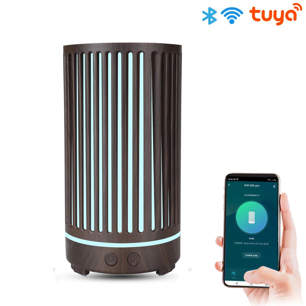 Tuya WiFi Smart Aroma Diffuser – Works with Google Home & Alexa, Ultrasonic Humidifier