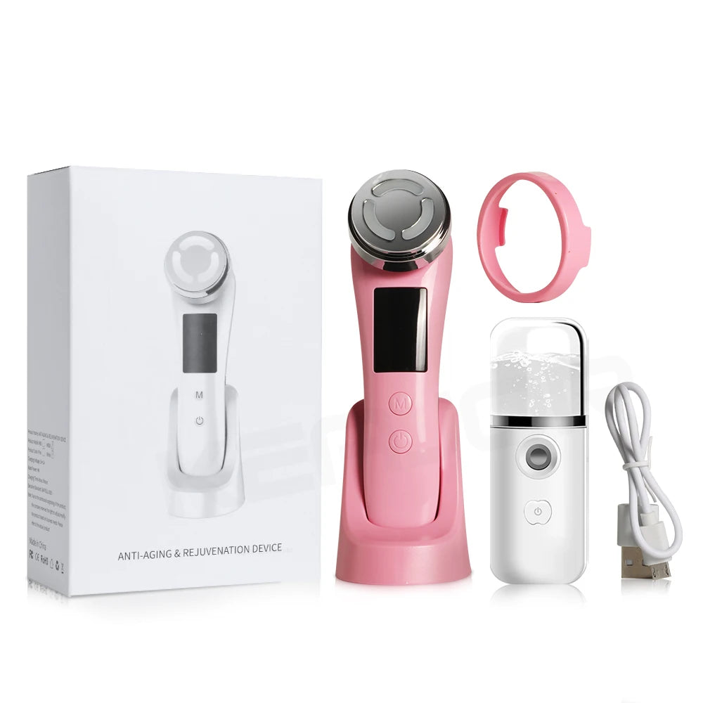 EMS Microcurrent Facial Massager – Anti-Ageing Face Lifting & Skin Tightening Device