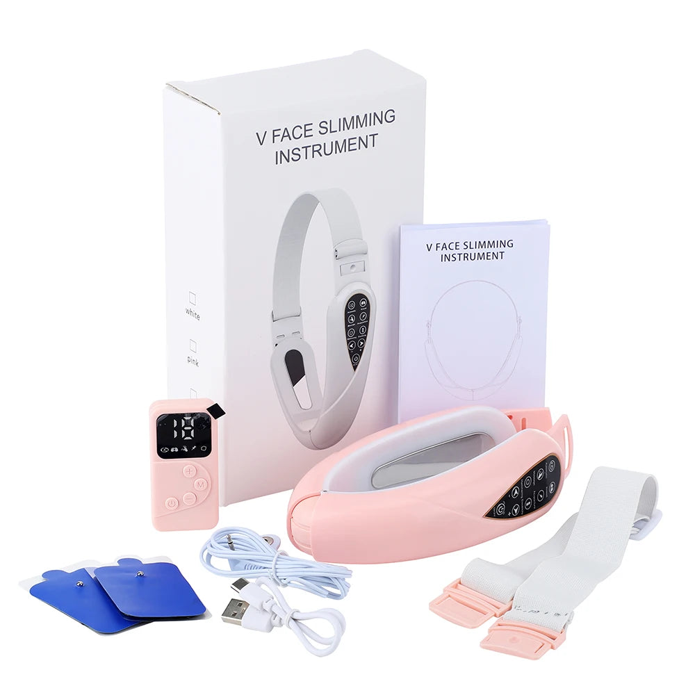V-Face Slimming Device – 5 Modes EMS Double Chin Reducer & Facial Lifting