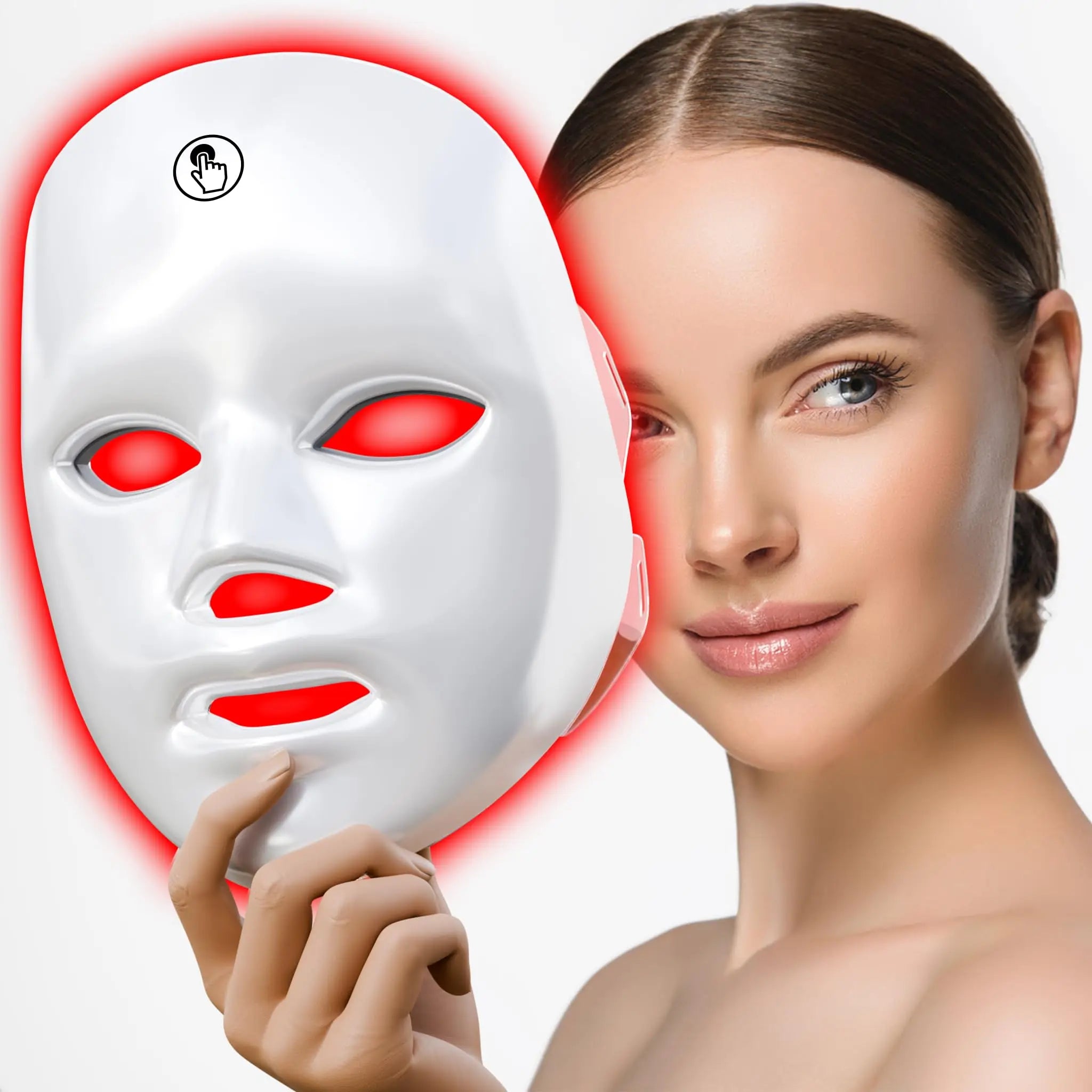 7-in-1 Colour LED Facial Skin Care Mask – Red Light Therapy for Lifting & Whitening
