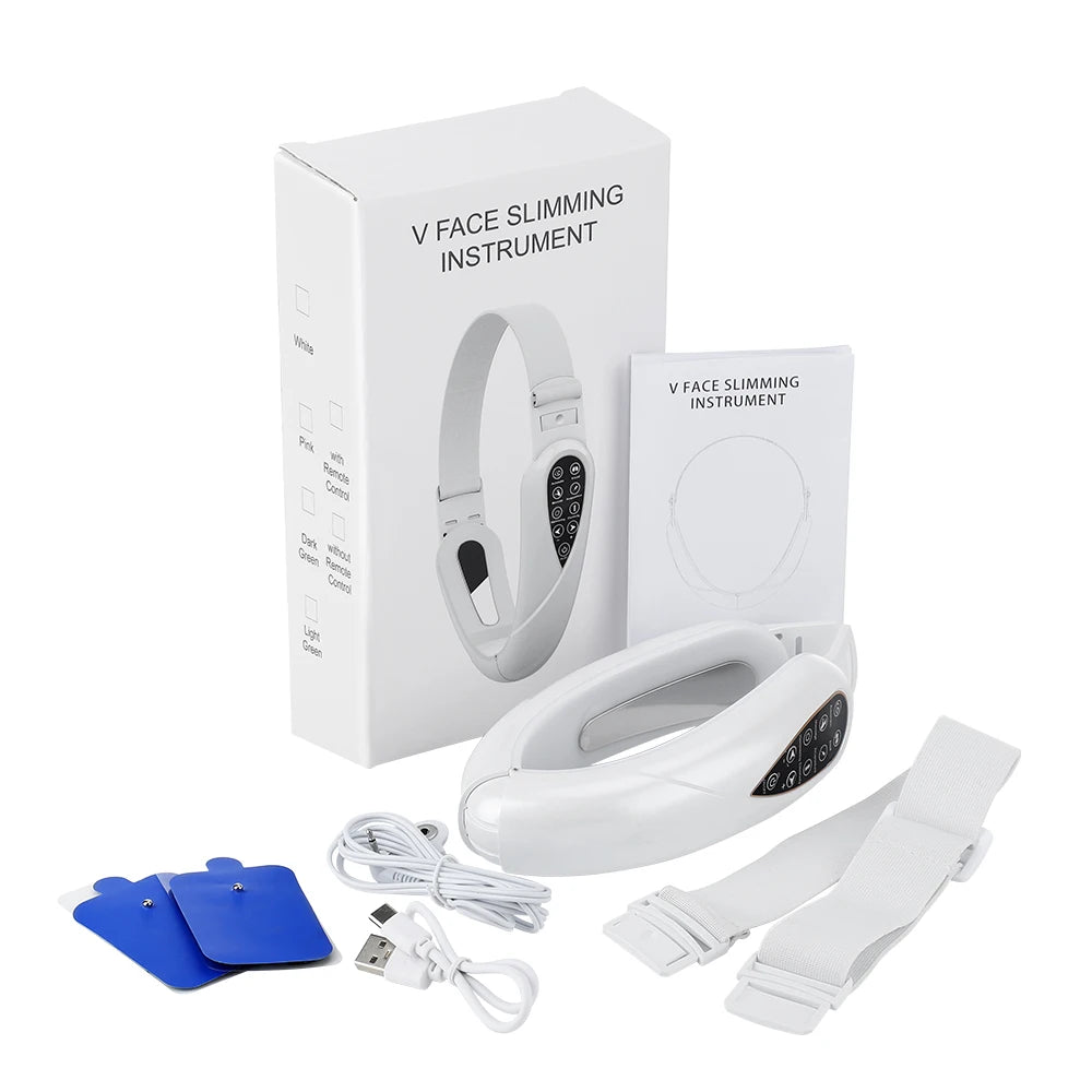 V-Face Slimming Device – 5 Modes EMS Double Chin Reducer & Facial Lifting