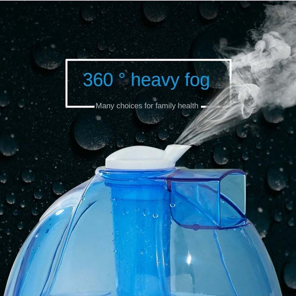 2.5L Quiet Ultrasonic Humidifier – 360° Rotation Cool Mist & Essential Oil Diffuser