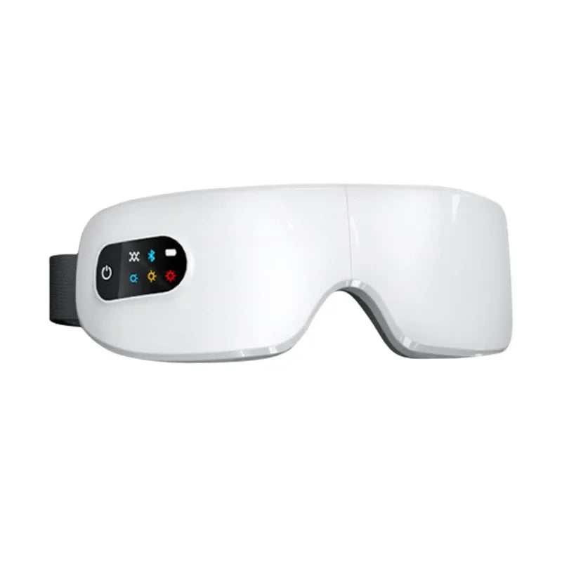 4D Smart Eye Massager – Airbag Vibration, Hot Compress & Bluetooth for Eye Care & Anti-Wrinkle