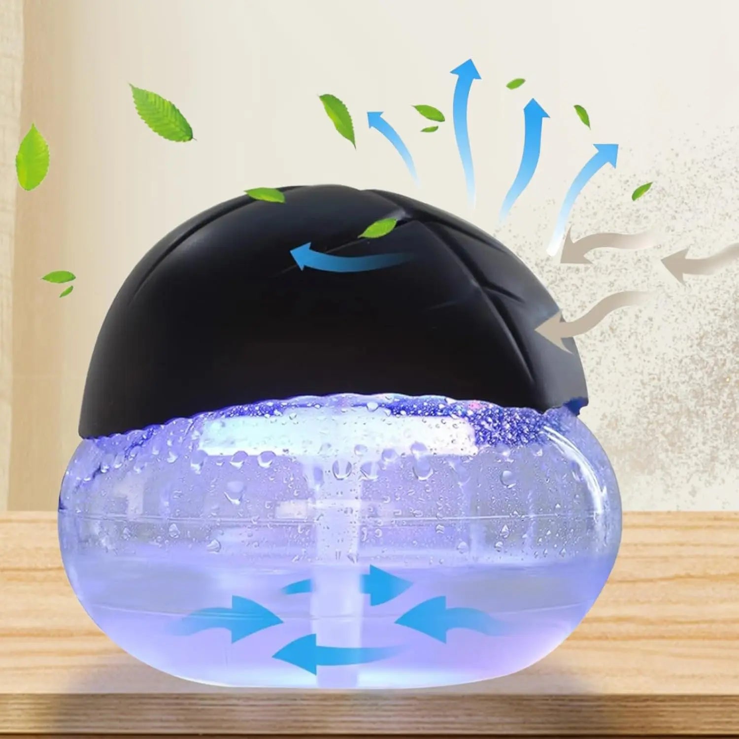 Water-Based Air Washer & Aroma Diffuser – Essential Oil with 7 LED Colour Night Light