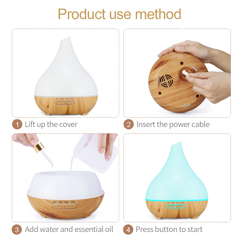 Tuya WiFi Smart Humidifier & Aroma Diffuser – Works with Google Home & Alexa