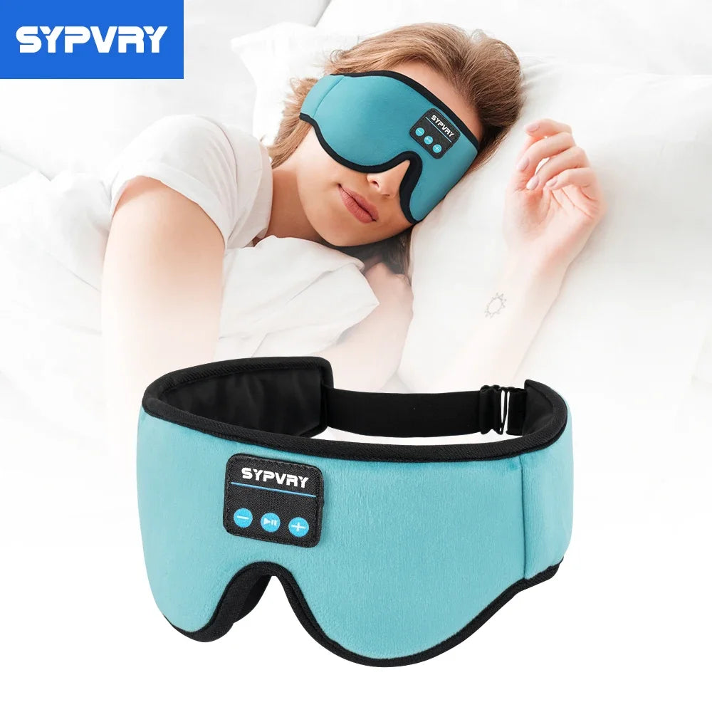 Bluetooth Sleep Eye Mask with Headphones – 3D Adjustable Blindfold for Men & Women