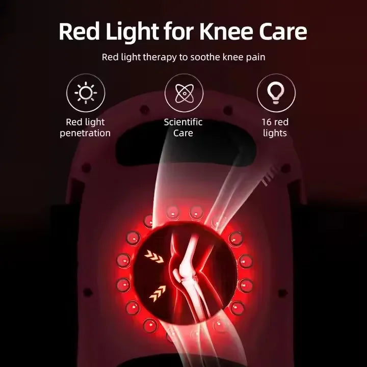 Smart Knee Massager with Infrared Heat & Vibration – Wireless Joint Relief