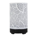 Aroma Diffuser Iron Hollow Leaves Ultrasonic Air Humidifier Desktop Humidifier Smart Home Appliances Room Decor with Led Light