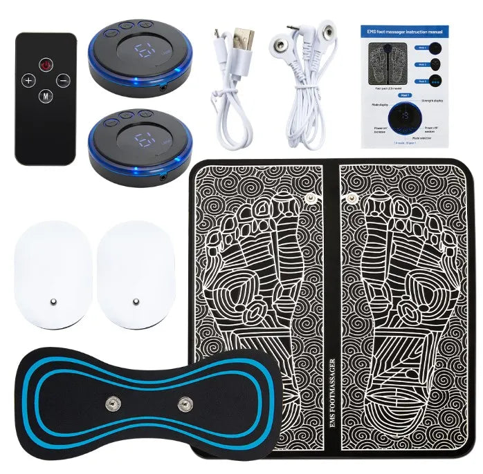 EMS Electric Foot Massager Pad – Relieve Fatigue & Improve Circulation