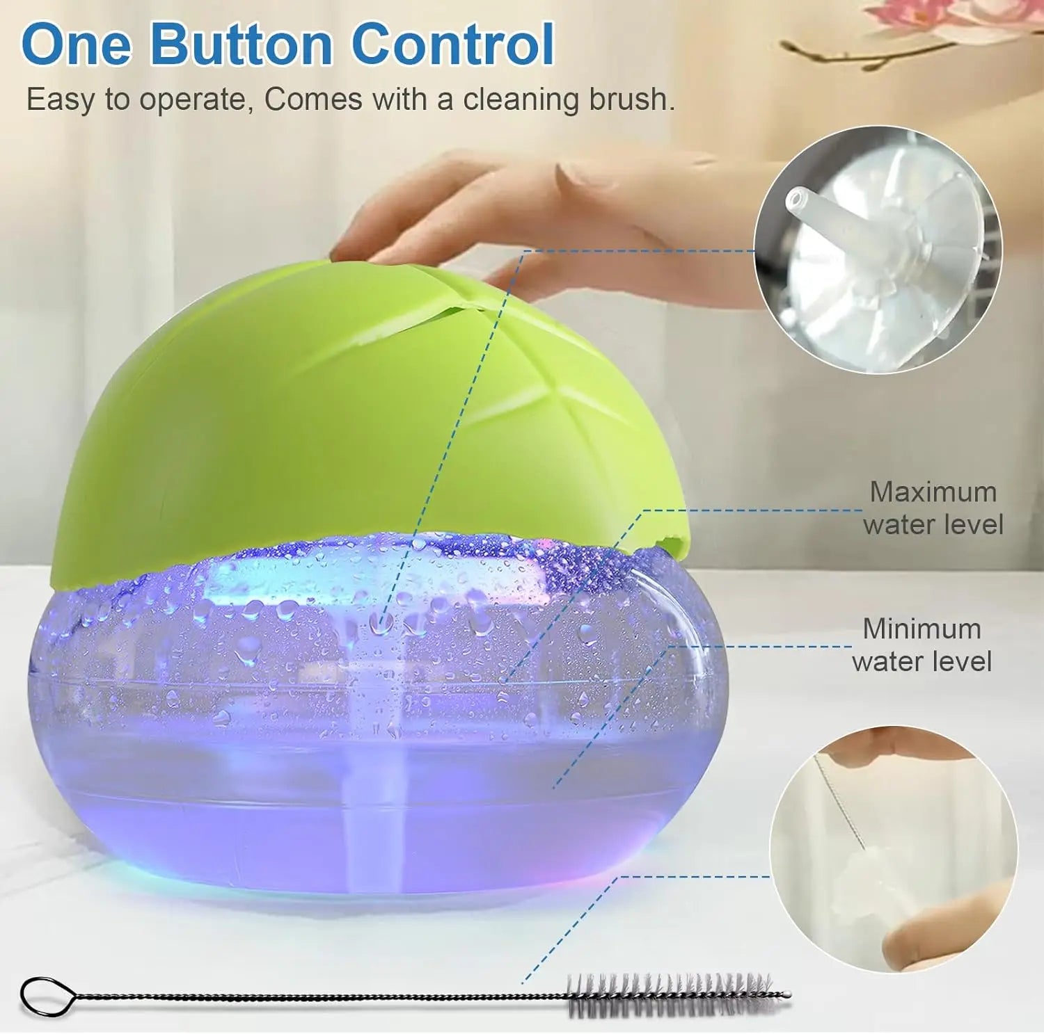 Air Purifier & Aroma Diffuser – Essential Oil Air Freshener for Home, Office & Bedroom