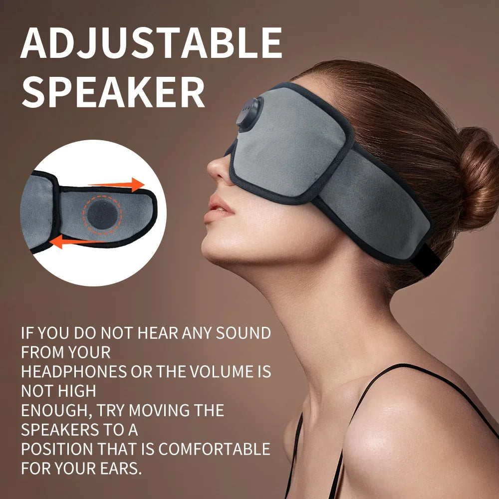 Premium 3D Bluetooth Sleep Eye Mask Headphone – Innovative Sound Sleep Technology