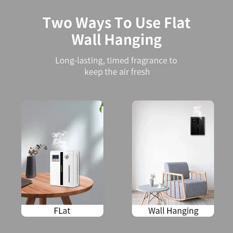 Bluetooth Fragrance Diffuser – 300m³ Coverage Electric Essential Oil Scent Diffuser for Home