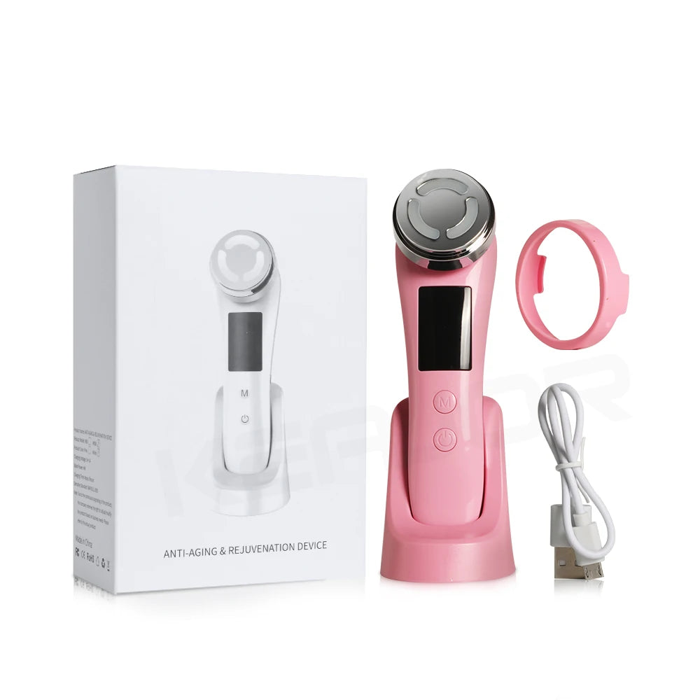 EMS Microcurrent Facial Massager – Anti-Ageing Face Lifting & Skin Tightening Device
