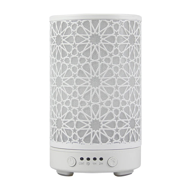 100ml Hollow Ultrasonic Essential Oil Diffuser – Timer & LED Light for Home Aromatherapy