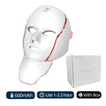 7-Colour LED Face & Neck Beauty Mask – Red Light Photon Therapy for Anti-Ageing & Skin Repair