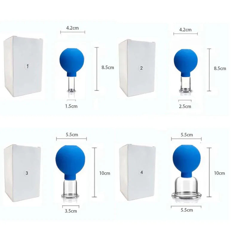 Vacuum Cupping Set – Face & Body Massage for Circulation, Cellulite & Skin Lifting