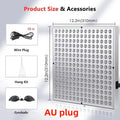 LED Red Light Therapy Panel – 225 LEDs, 660nm & 850nm for Skin & Body Relief