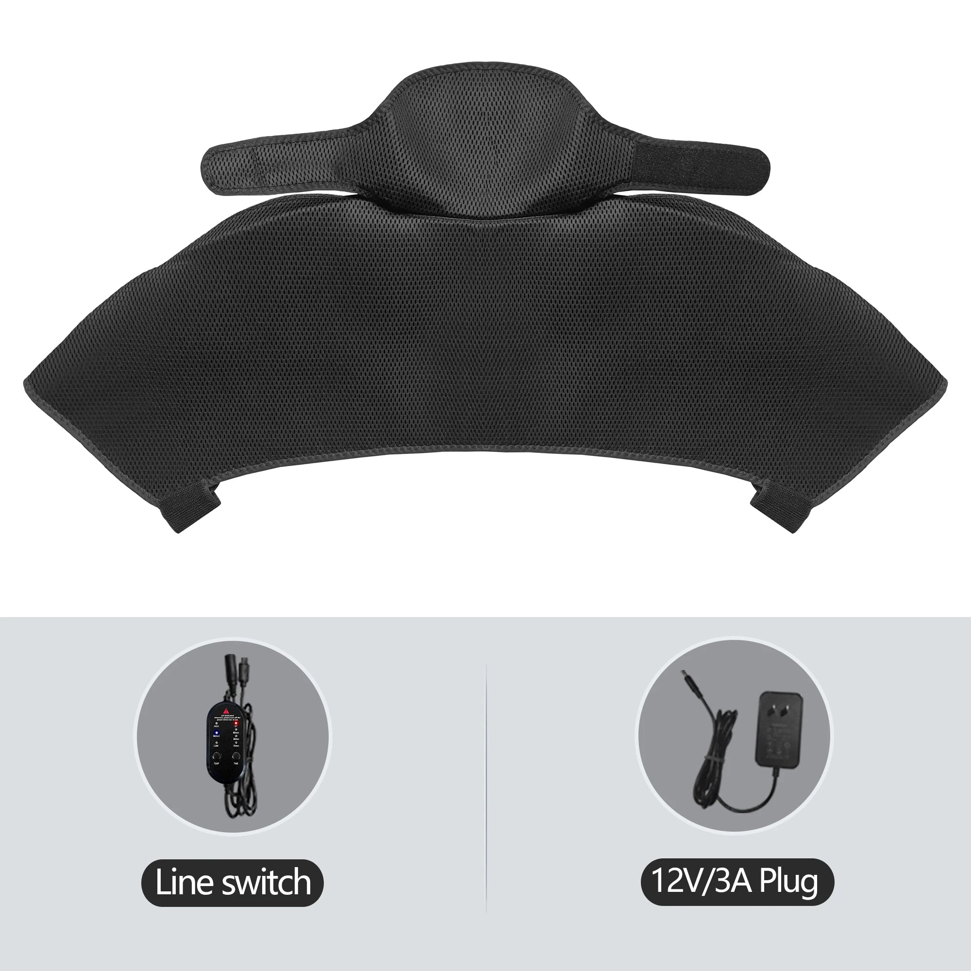 Heated Shoulder & Back Massager – 3 Massage Modes with Adjustable Heat