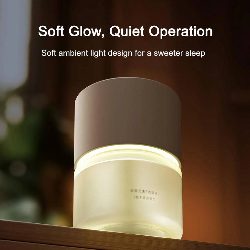 MIJIA Smart Scent Diffuser 2 – Sealed Bottle, Wood Tea & Lychee Scents, 135ml, 60 Days Use