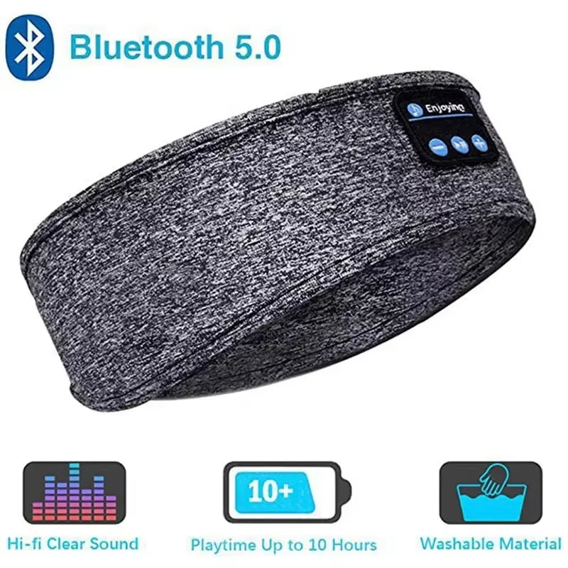 HOMEFISH Bluetooth Sleeping Headband – Wireless Earphones & Eye Mask for Better Sleep