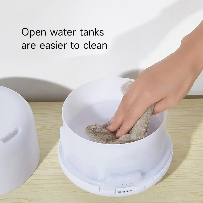 500ml Ultrasonic Aroma Diffuser – Remote Control & LED Night Lights Essential Oil Humidifier