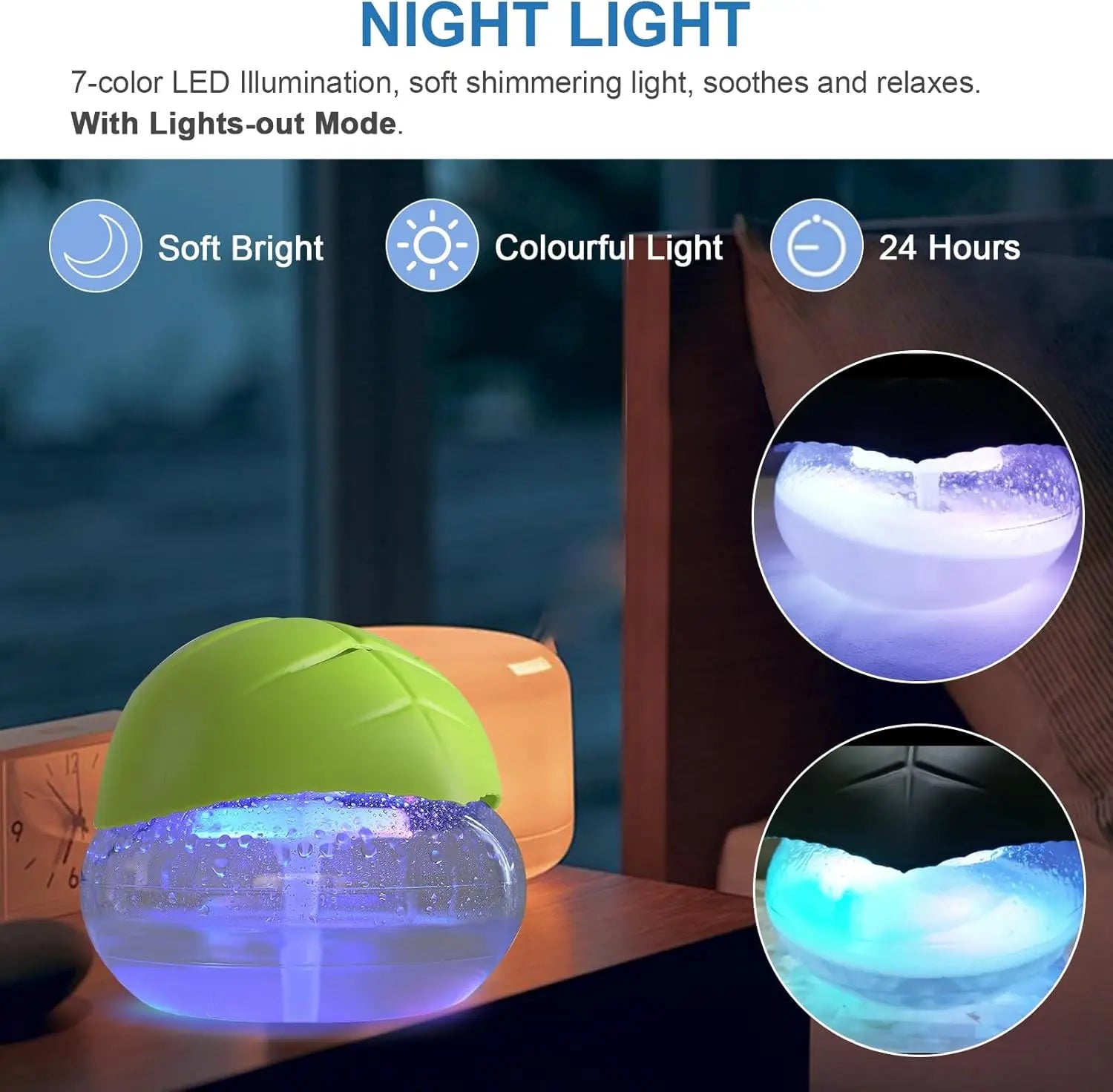 Air Purifier Aroma Diffuser – Essential Oil Air Freshener for Home, Office & Bedroom