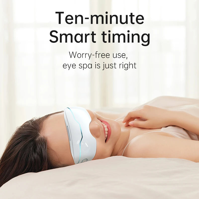 Electric Nano Steam Eye Massager – Atomising Acupressure for Dry Eyes, Fatigue & Better Sleep