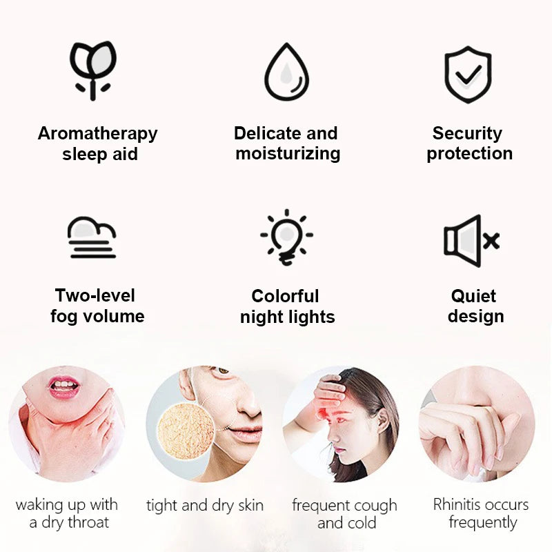 100ml Scent Diffuser Timing Function Ultrasonic Air Humidifier Hollow Butterfly Smart Home Appliances with LED Night Lights