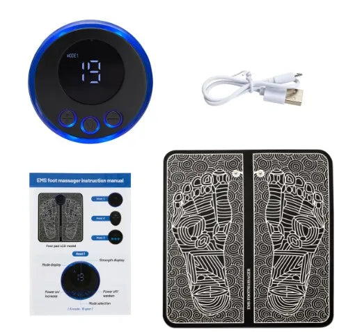EMS Electric Foot Massager Pad – Relieve Fatigue & Improve Circulation