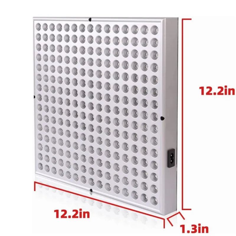 LED Red Light Therapy Panel – 225 LEDs, 660nm & 850nm for Skin & Body Relief