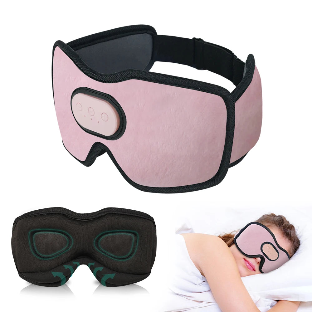 Premium 3D Bluetooth Sleep Eye Mask Headphone – Innovative Sound Sleep Technology