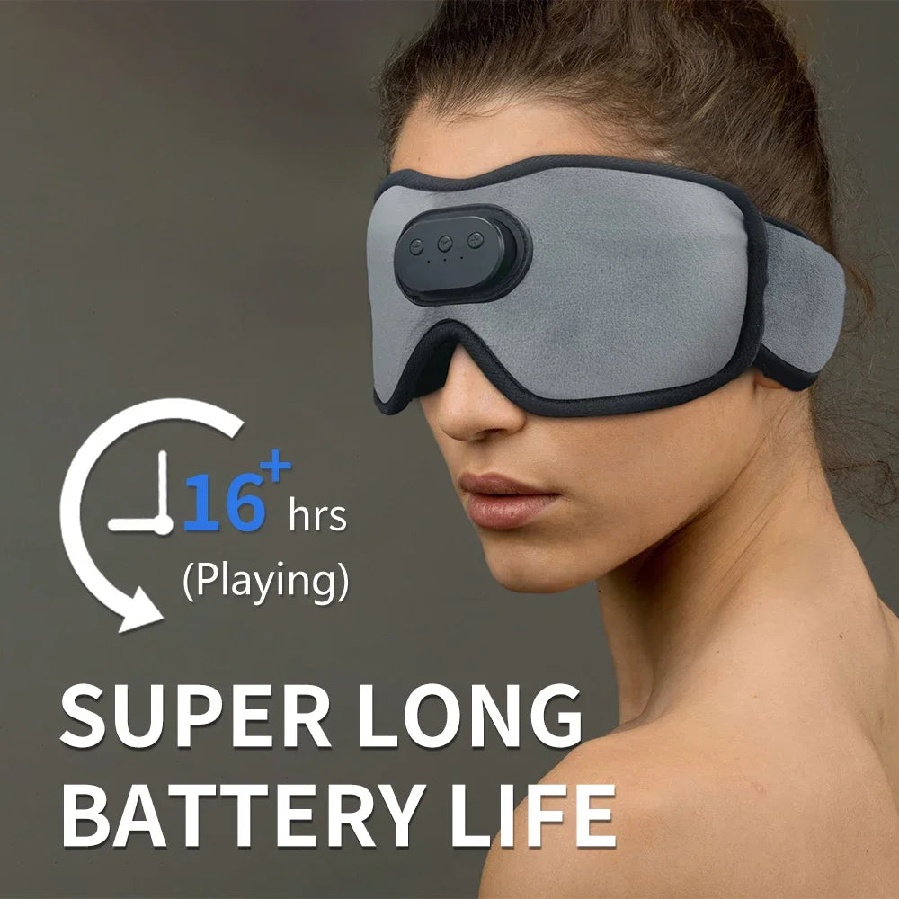 Premium 3D Bluetooth Sleep Eye Mask Headphone – Innovative Sound Sleep Technology