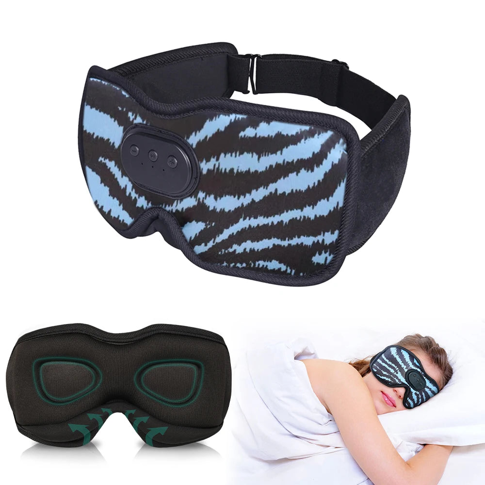Premium 3D Bluetooth Sleep Eye Mask Headphone – Innovative Sound Sleep Technology