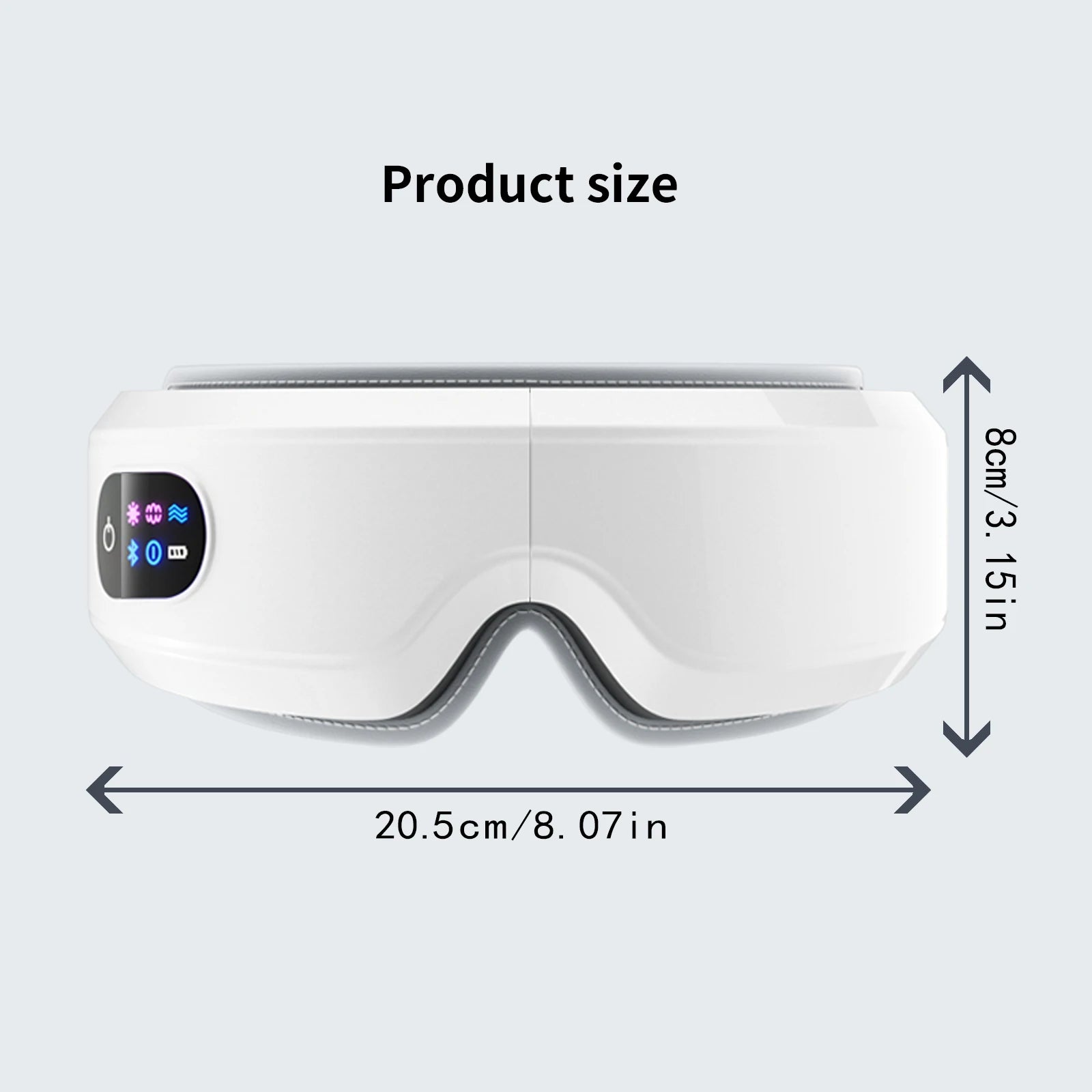 Smart Vibration Eye Massager – Airbag Compression, Bluetooth Music & Sleep Eye Mask