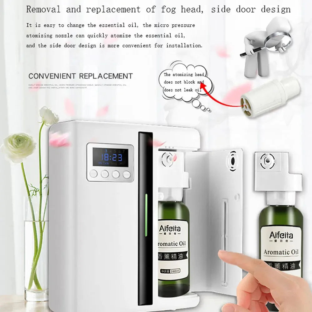 Bluetooth Fragrance Diffuser – 300m³ Coverage Electric Essential Oil Scent Diffuser for Home