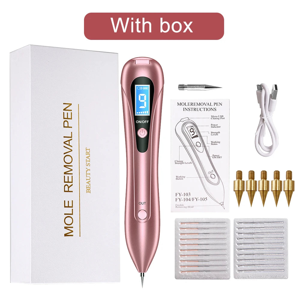 Plasma Pen Skin Tag & Wart Remover – LCD 9-Level Fibroblast Beauty Device