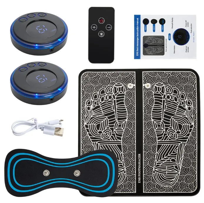 EMS Electric Foot Massager Pad – Relieve Fatigue & Improve Circulation